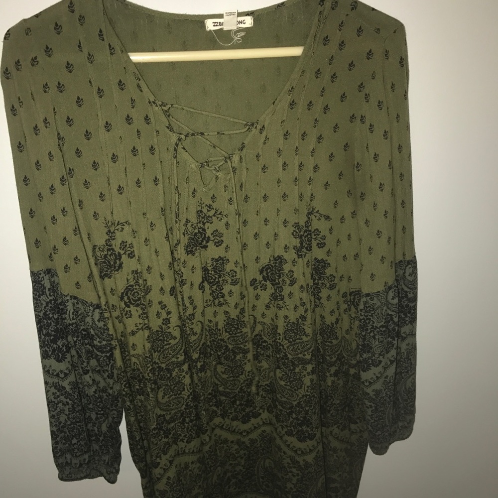 Billabong green dress